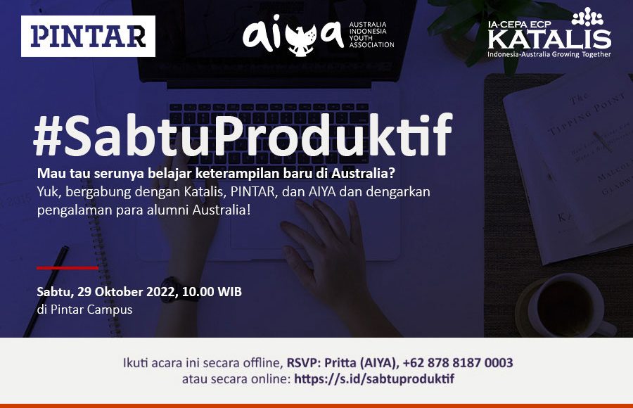 #SabtuProduktif with Katalis, Pintar and AIYA